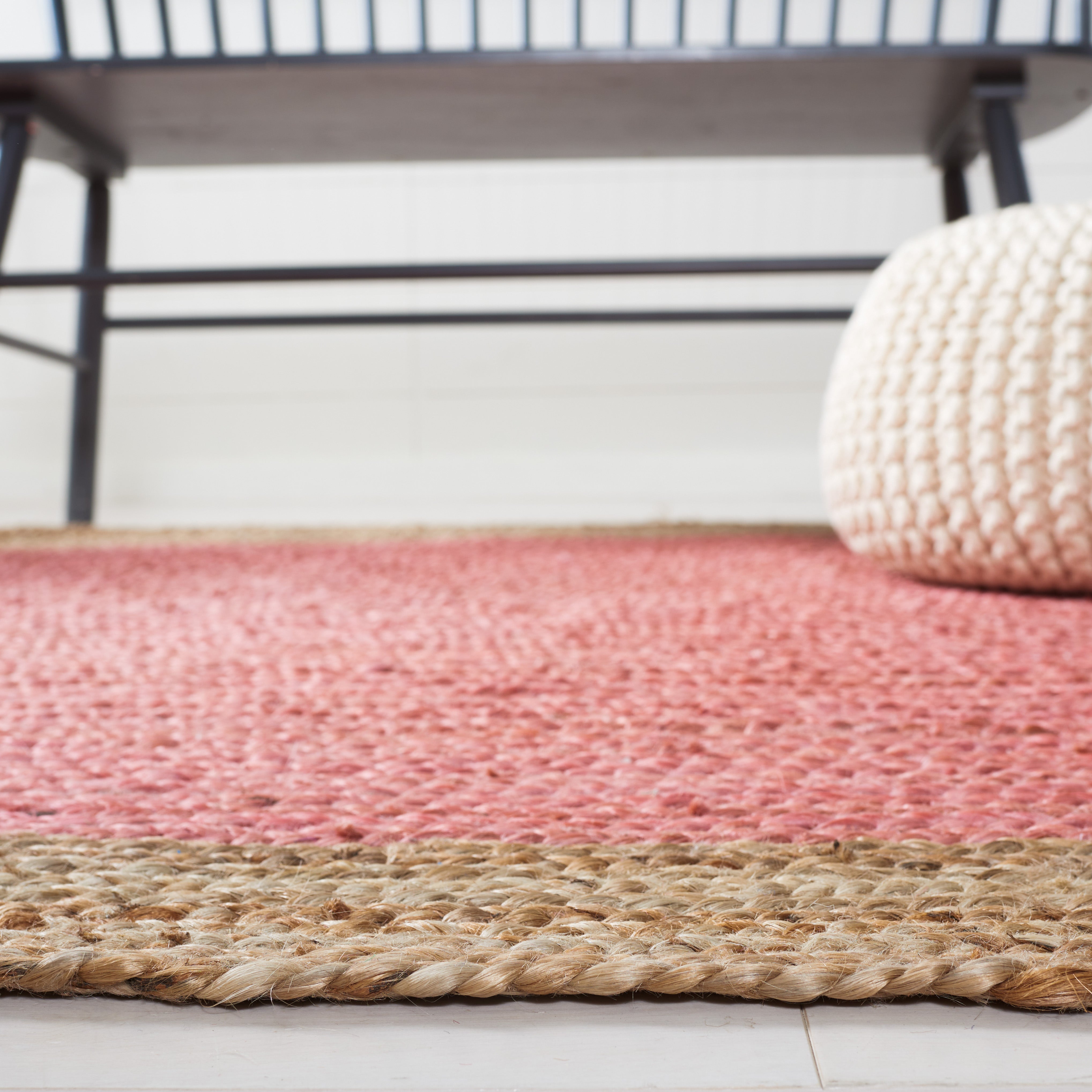 Safavieh Natural Fiber 01 Rug, NF801 - Pink / Natural