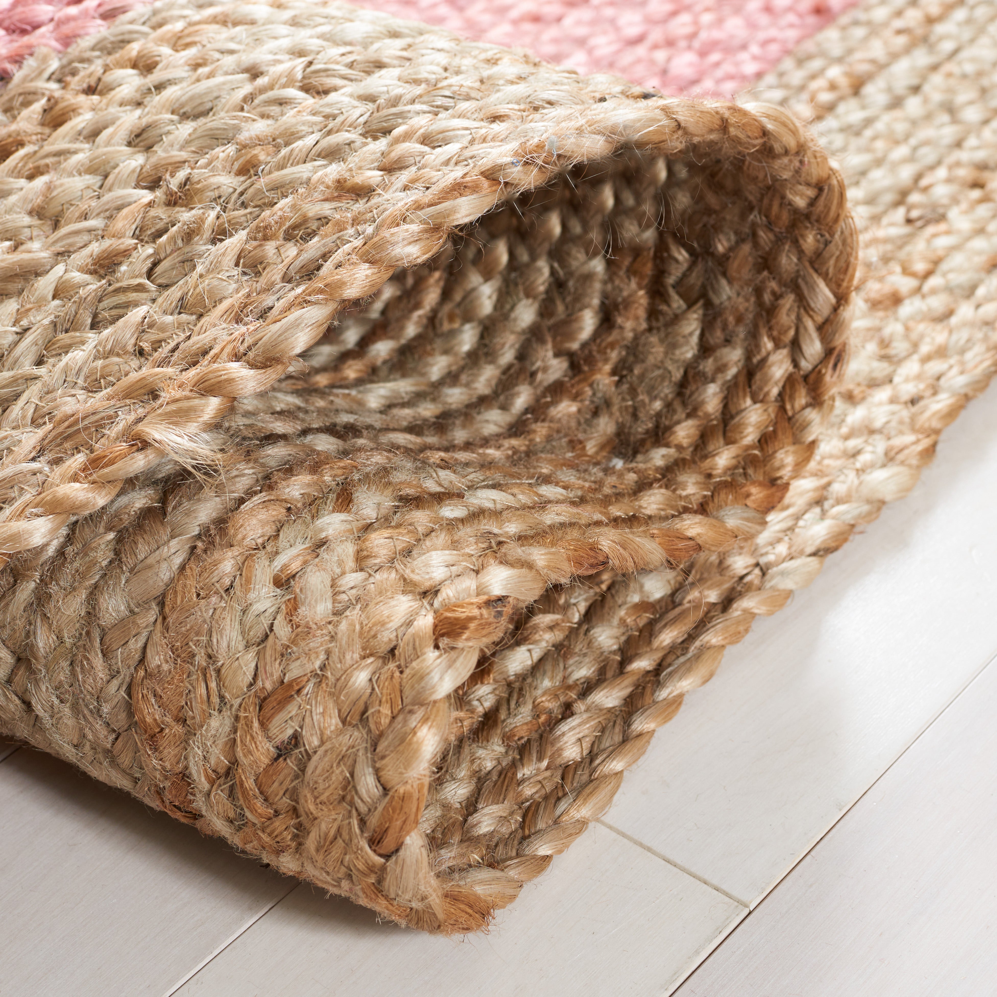 Safavieh Natural Fiber 01 Rug, NF801 - Pink / Natural