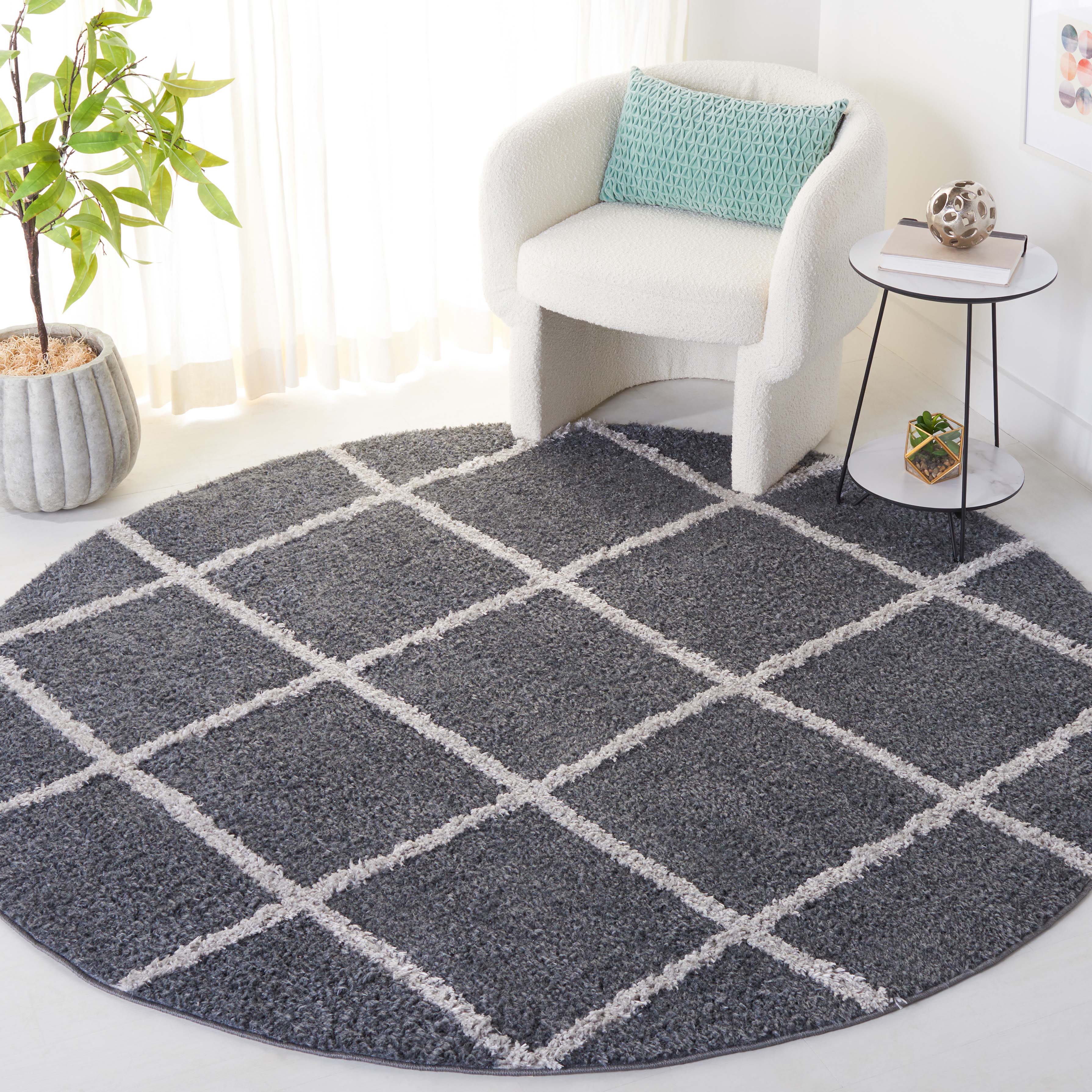 Safavieh Norway 206 Rug, NOR206 - Dark Grey / Light Grey