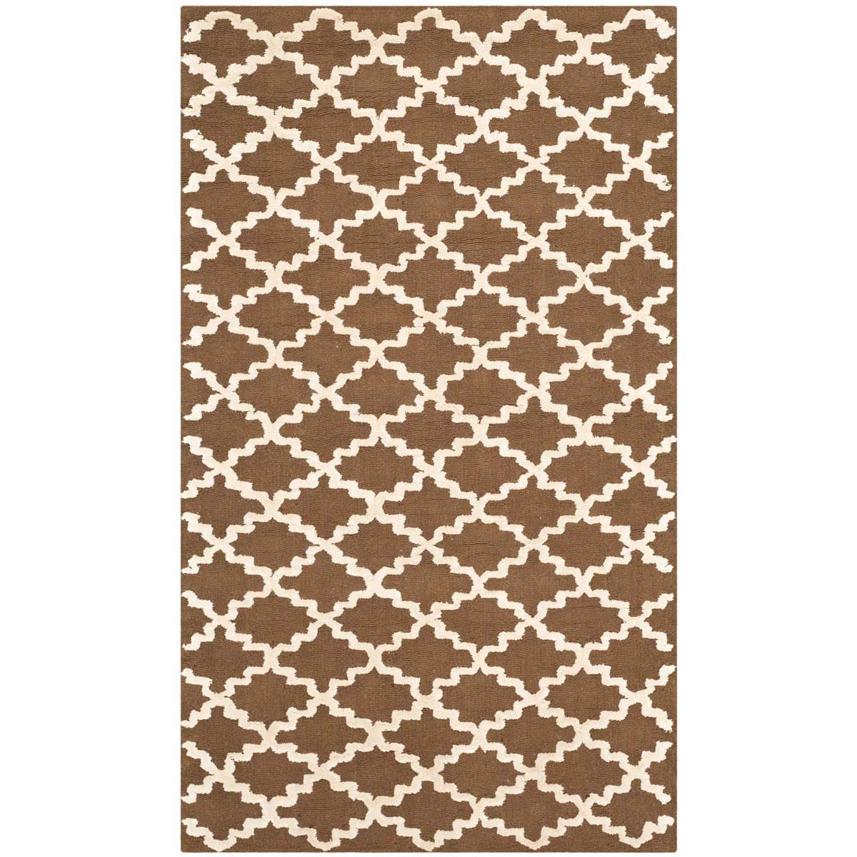 Safavieh Newport 211 Rug, NPT211 - Chocolate / Ivory