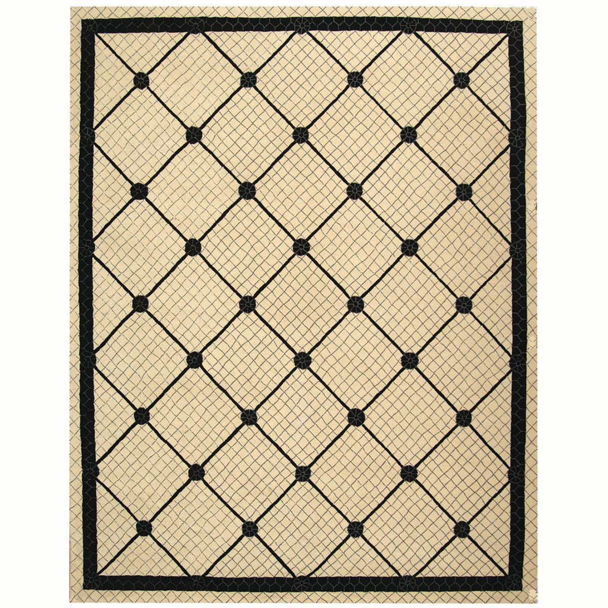 Safavieh Newport 429 Rug, NPT429 - Ivory / Black