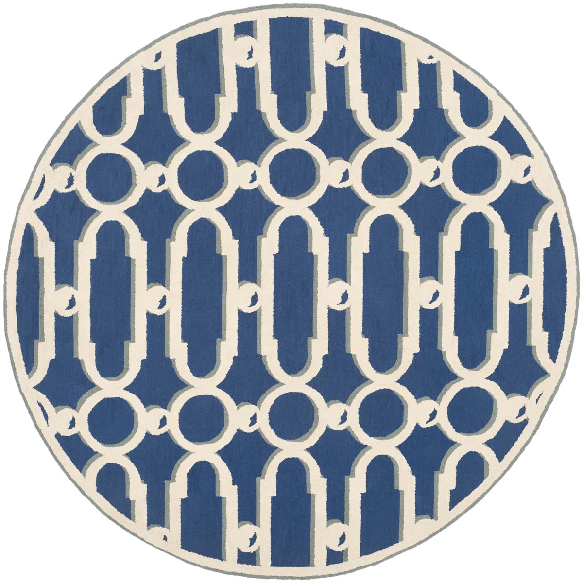 Safavieh Newport 434 Rug, NPT434 - Royal Blue / White