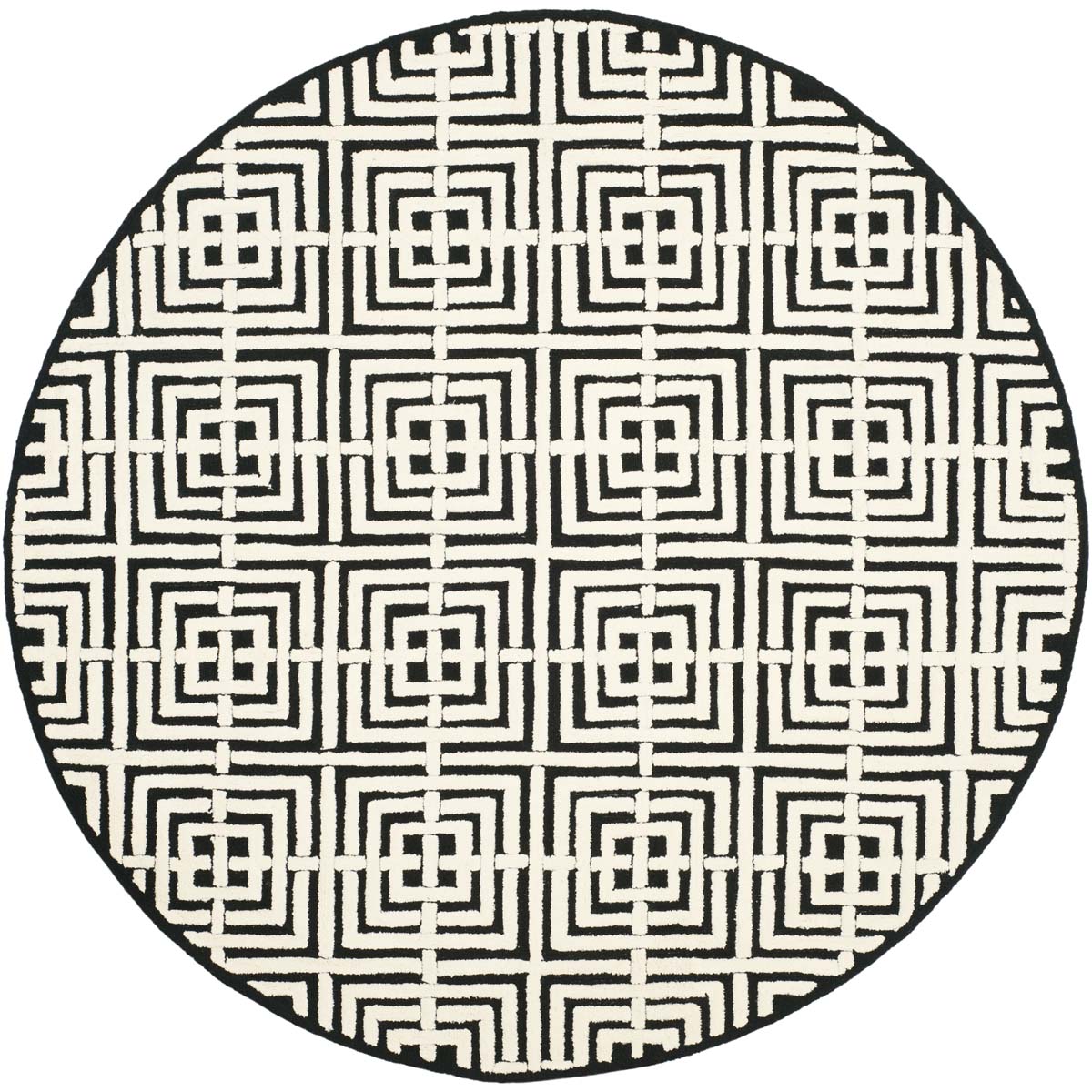 Safavieh Newport 436 Rug, NPT436 - Black / White