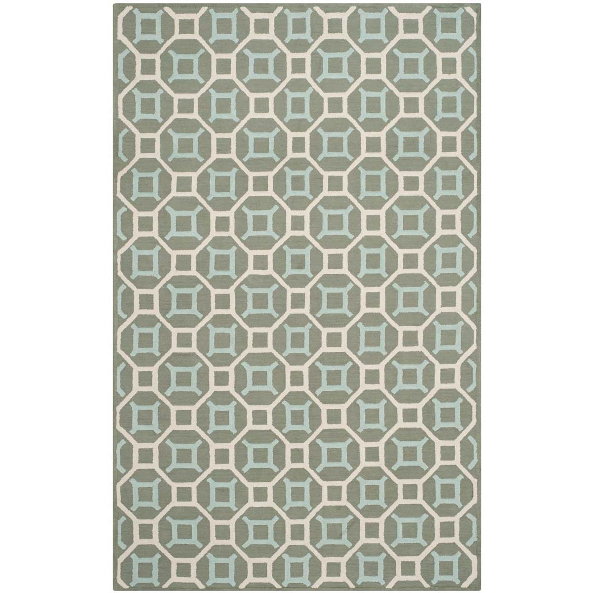 Safavieh Newport 439 Rug, NPT439 - Aquamarine / White