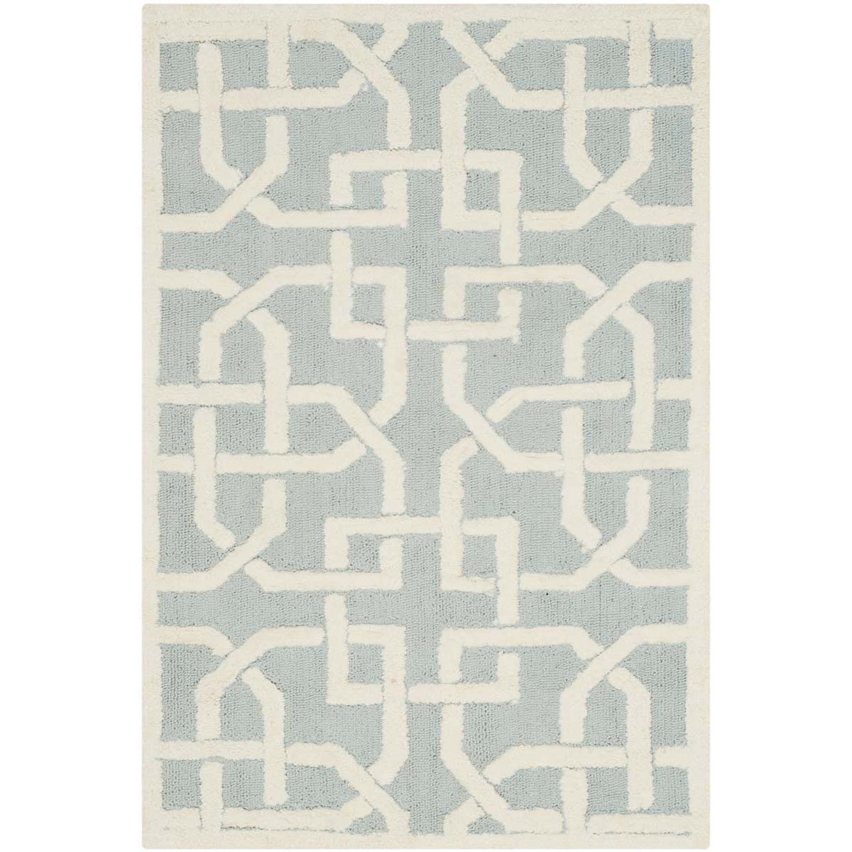 Safavieh Newport 441 Rug, NPT441 - Light Blue / White