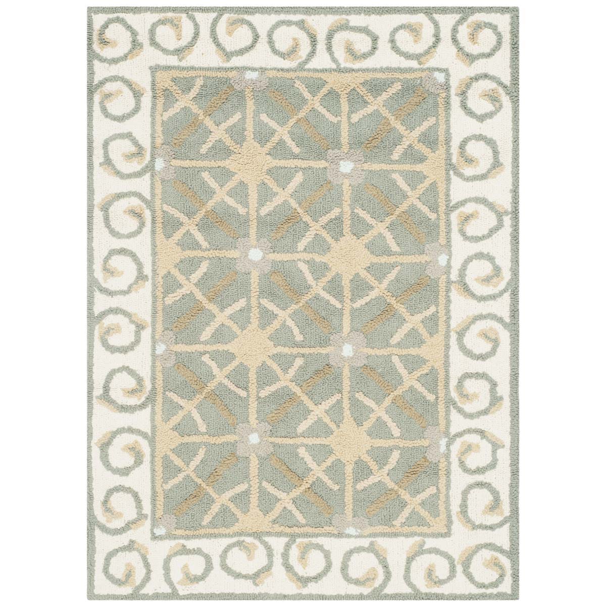 Safavieh Newport 443 Rug, NPT443 - Olive / Beige