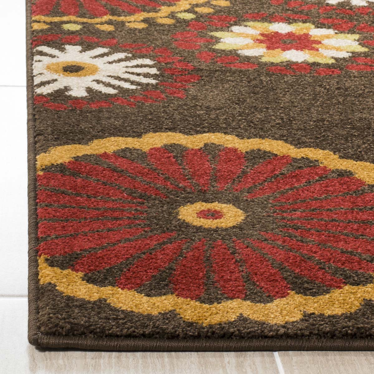 Safavieh Newbury 872 Rug, NWB872 - Brown / Red