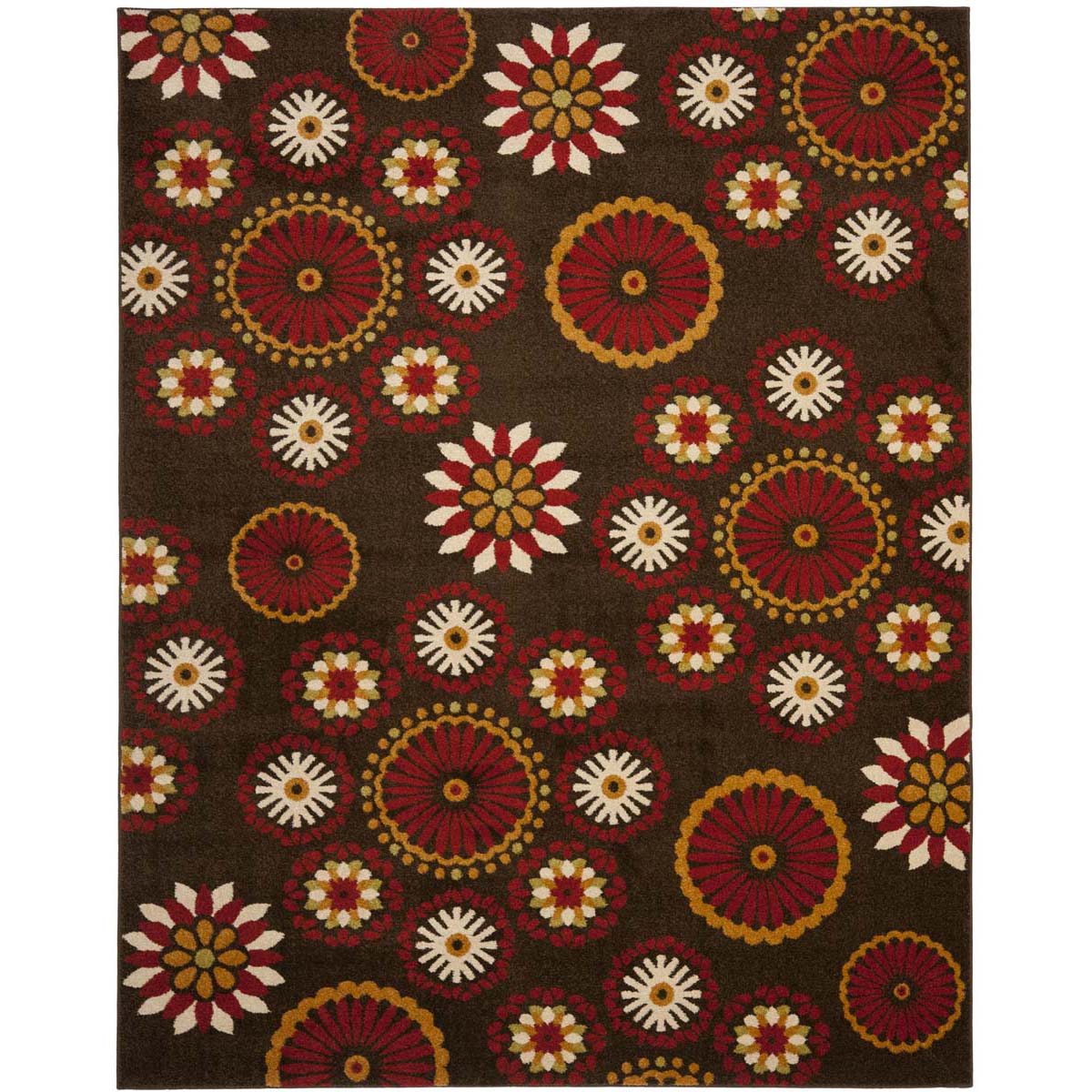 Safavieh Newbury 872 Rug, NWB872 - Brown / Red