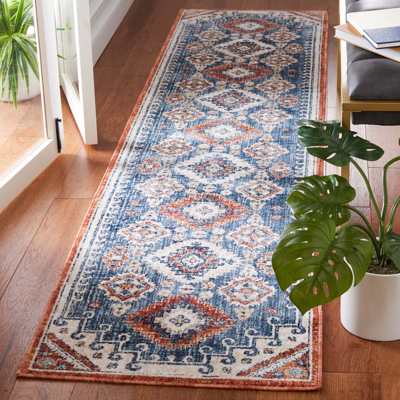 Safavieh Olympia 204 Rug, OPA204 - Blue / Ivory