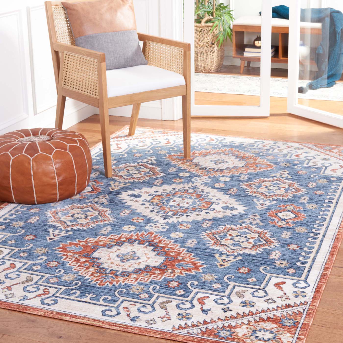 Safavieh Olympia 204 Rug, OPA204 - Blue / Ivory