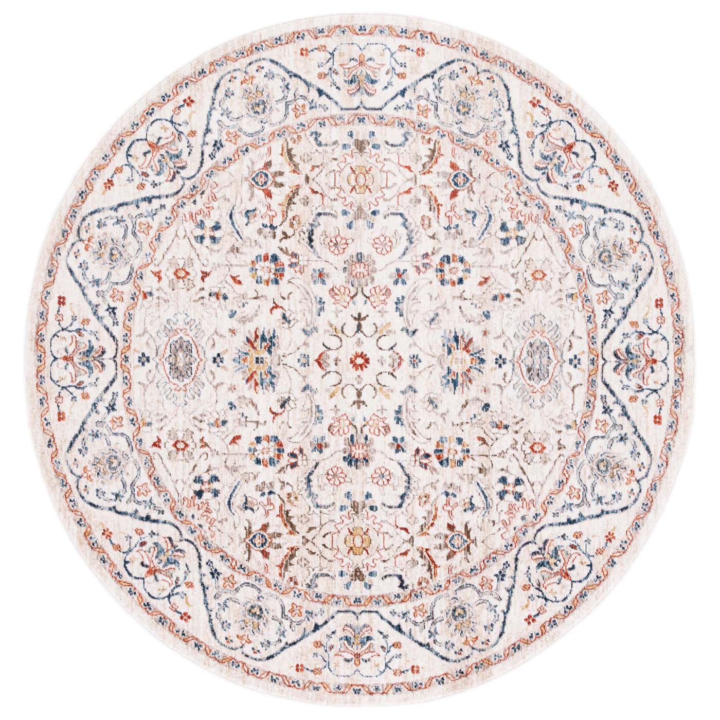 Safavieh Olympia 210 Rug, OPA210 - Ivory / Navy