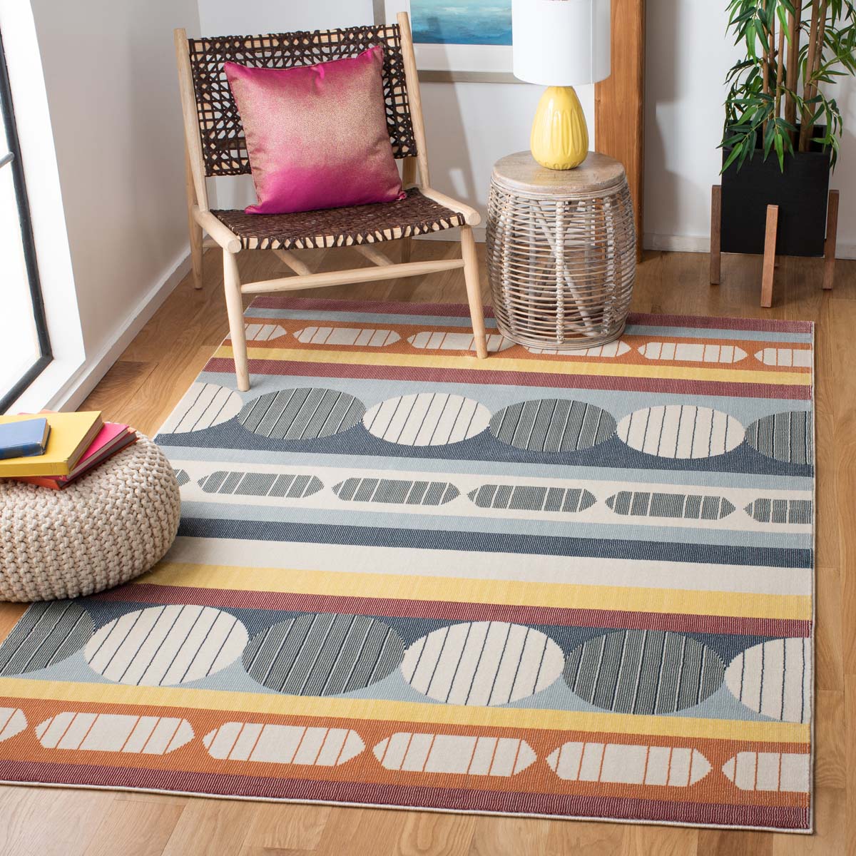 Safavieh Orwell 367 Rug, ORW367 - Blue / Yellow