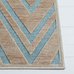 Safavieh Paradise 356 Rug, PAR356 - Stone / Aqua