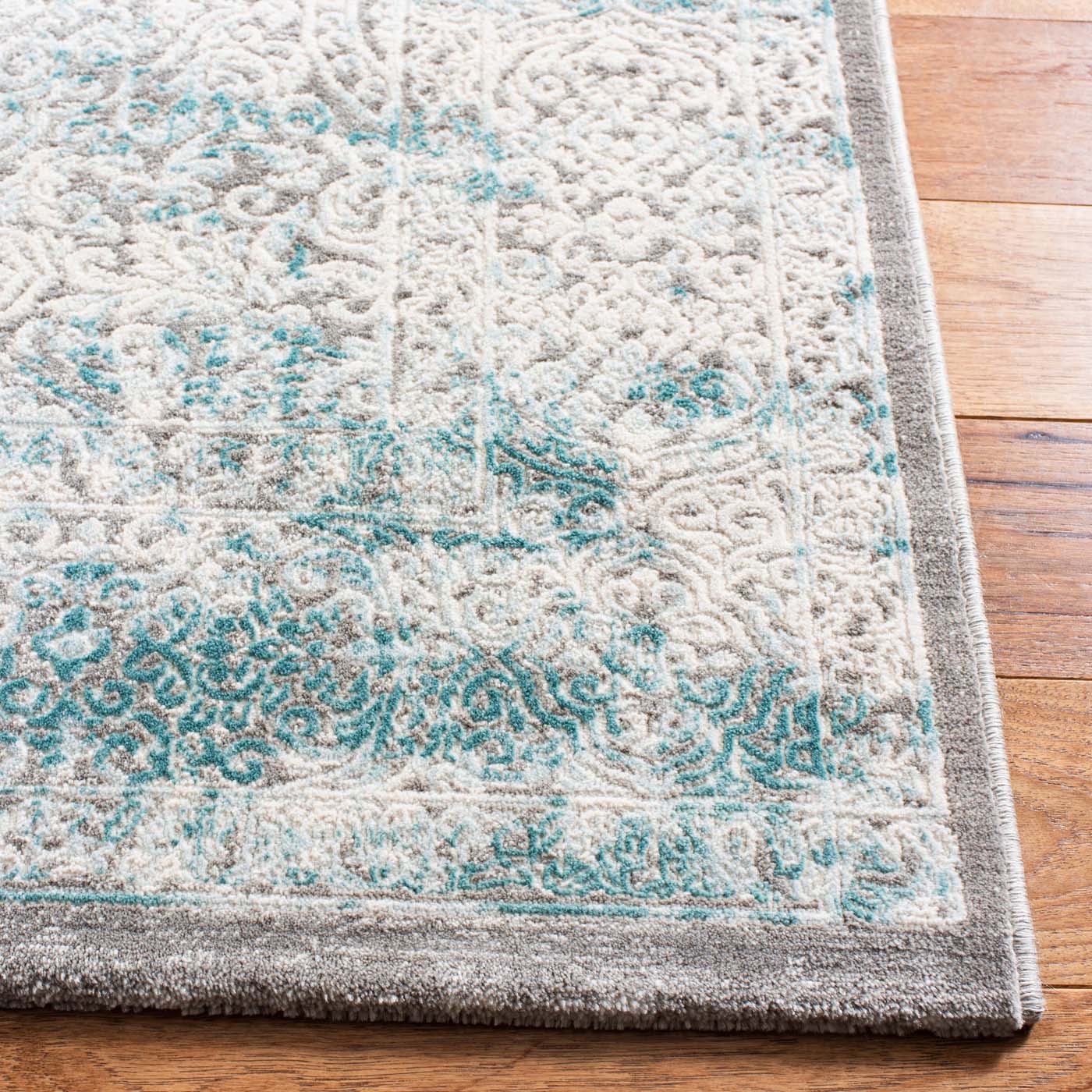 Safavieh Passion 401 Rug, PAS401 - Turquoise / Ivory