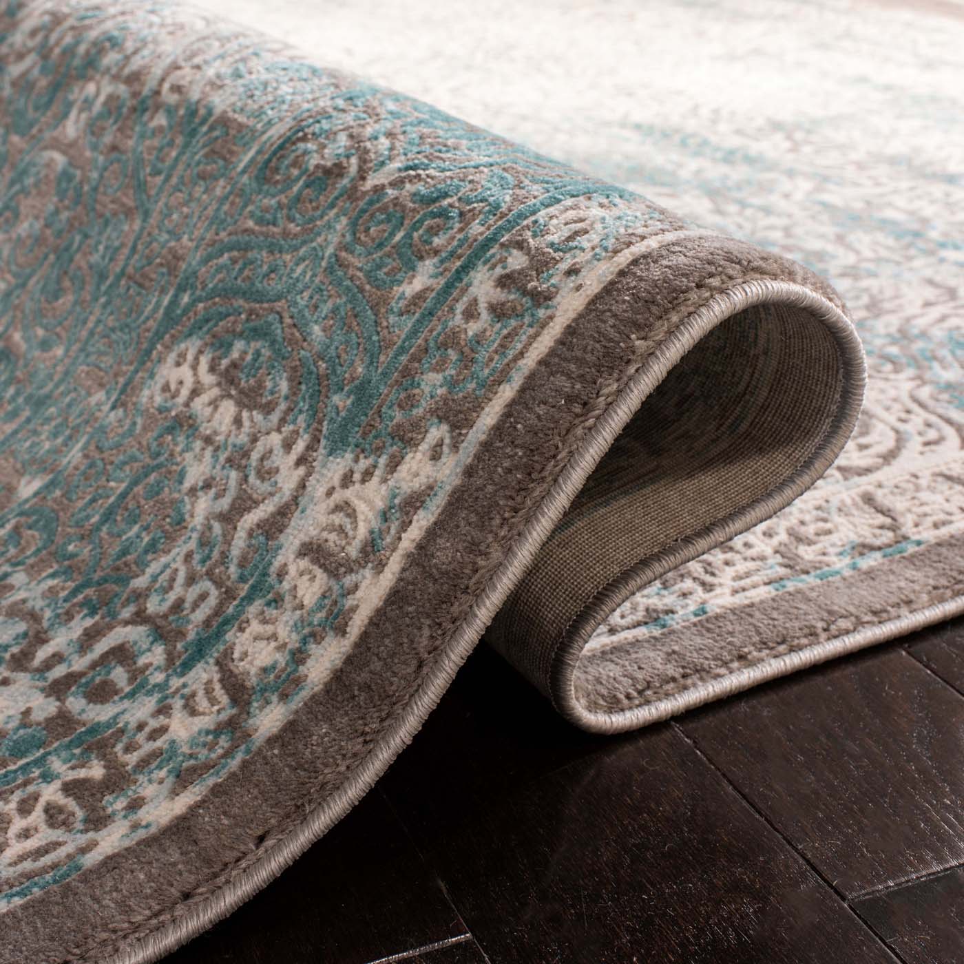 Safavieh Passion 401 Rug, PAS401 - Turquoise / Ivory