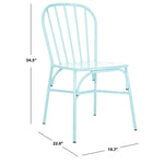 Safavieh Everleigh Stackable Side Chair , PAT3002 - Baby Blue (Set of 2)