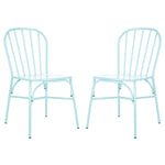 Safavieh Everleigh Stackable Side Chair , PAT3002 - Baby Blue (Set of 2)