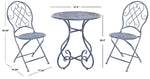 Safavieh Adriel 3Pc Bistro Set , PAT5031 - Mossy Blue