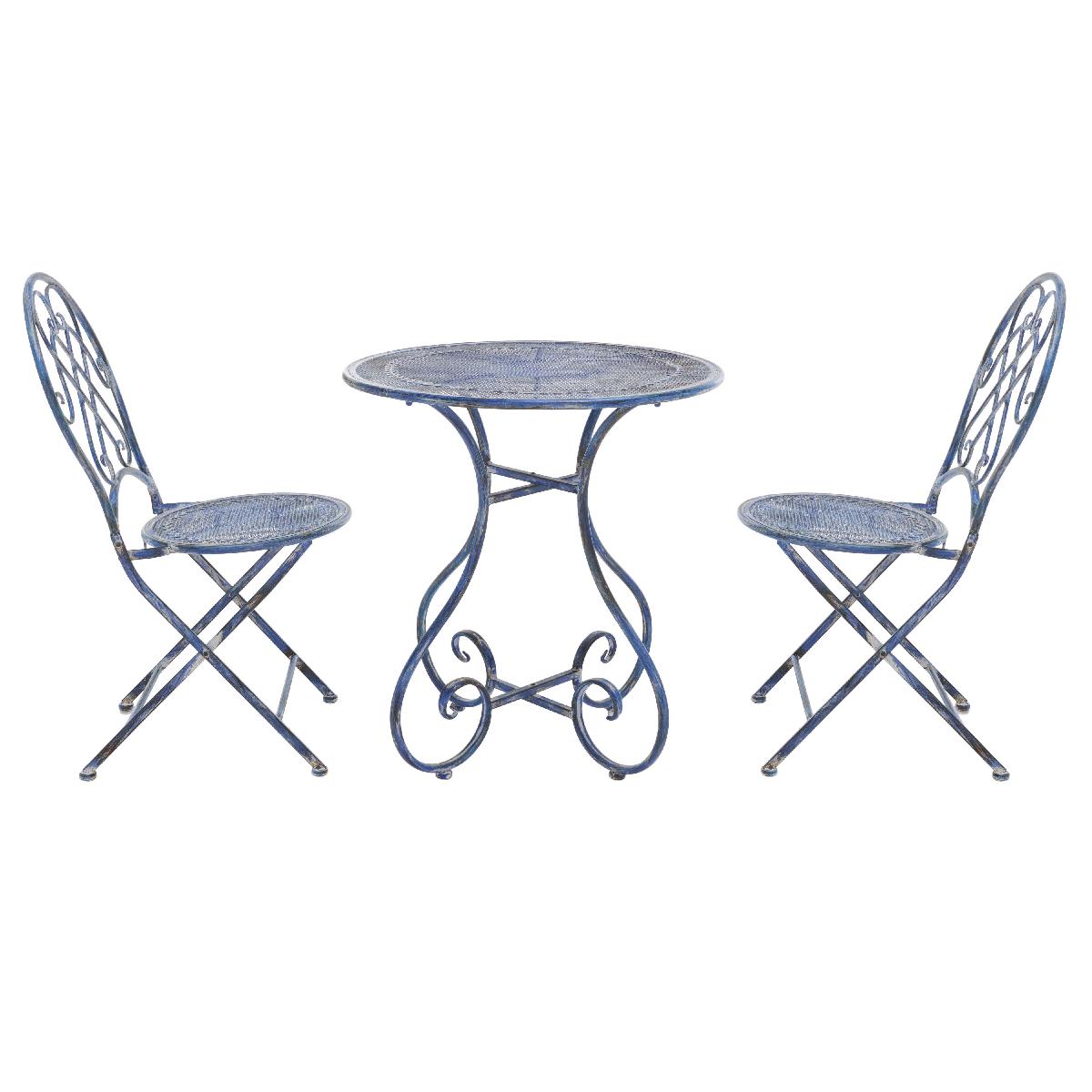 Safavieh Adriel 3Pc Bistro Set , PAT5031 - Mossy Blue