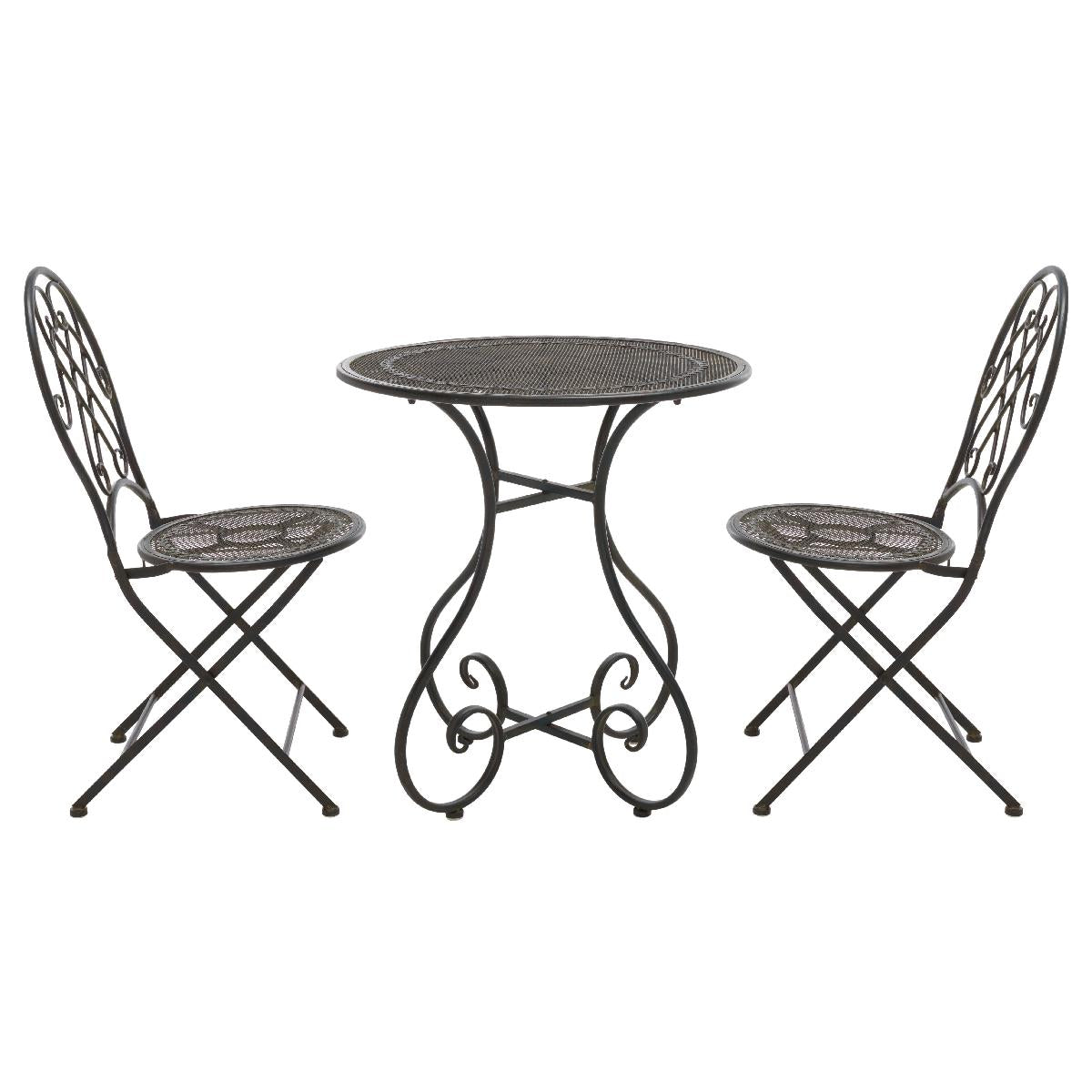 Safavieh Adriel 3Pc Bistro Set , PAT5031 - Anitique Black