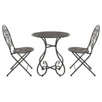 Safavieh Adriel 3Pc Bistro Set , PAT5031 - Anitique Black