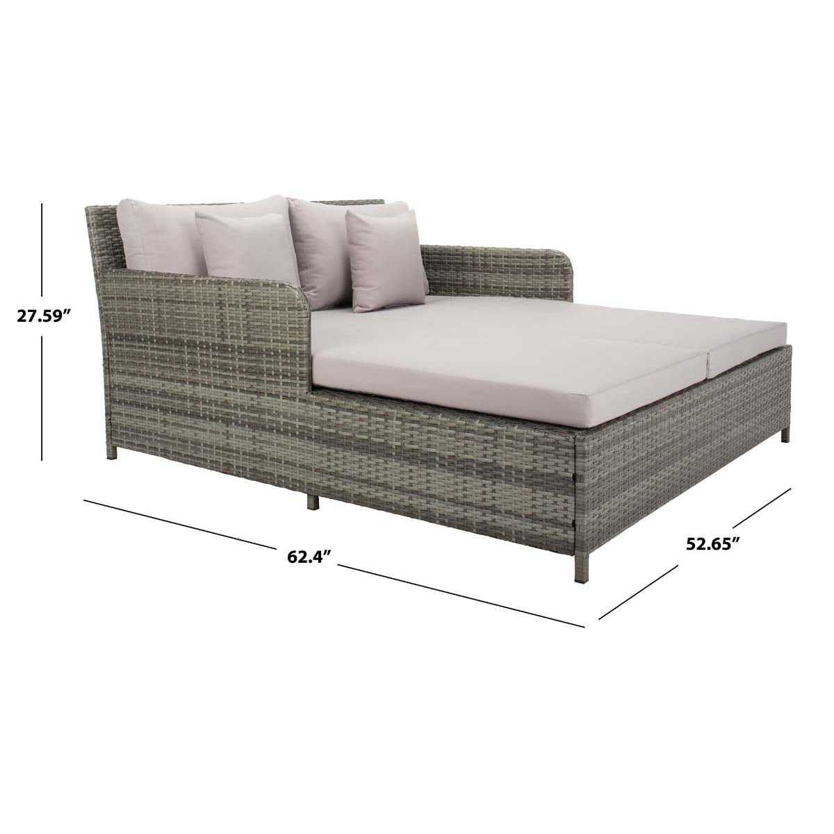 Safavieh Cadeo Daybed , PAT7500 - Grey/Grey