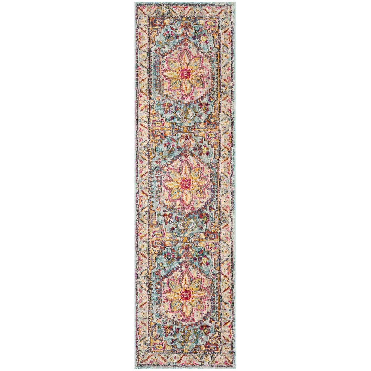 Safavieh Phoenix 153 Rug, PHX153 - Turquoise / Beige