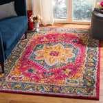 Safavieh Phoenix 153 Rug, PHX153 - Fuchsia / Blue