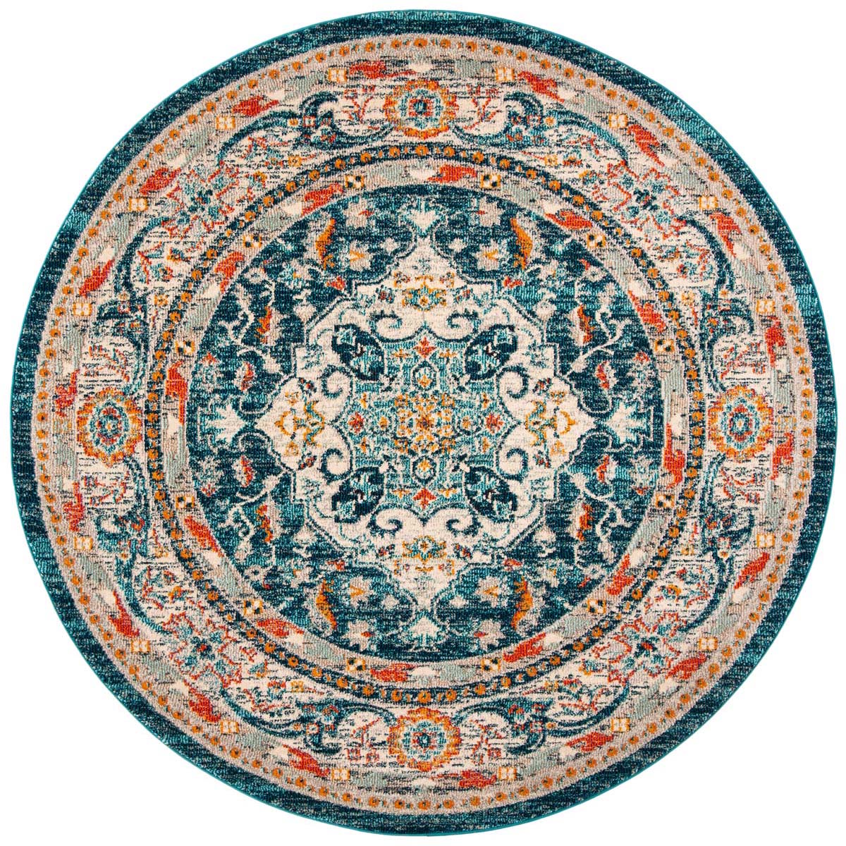 Safavieh Phoenix 154 Rug, PHX154 - Ivory / Blue