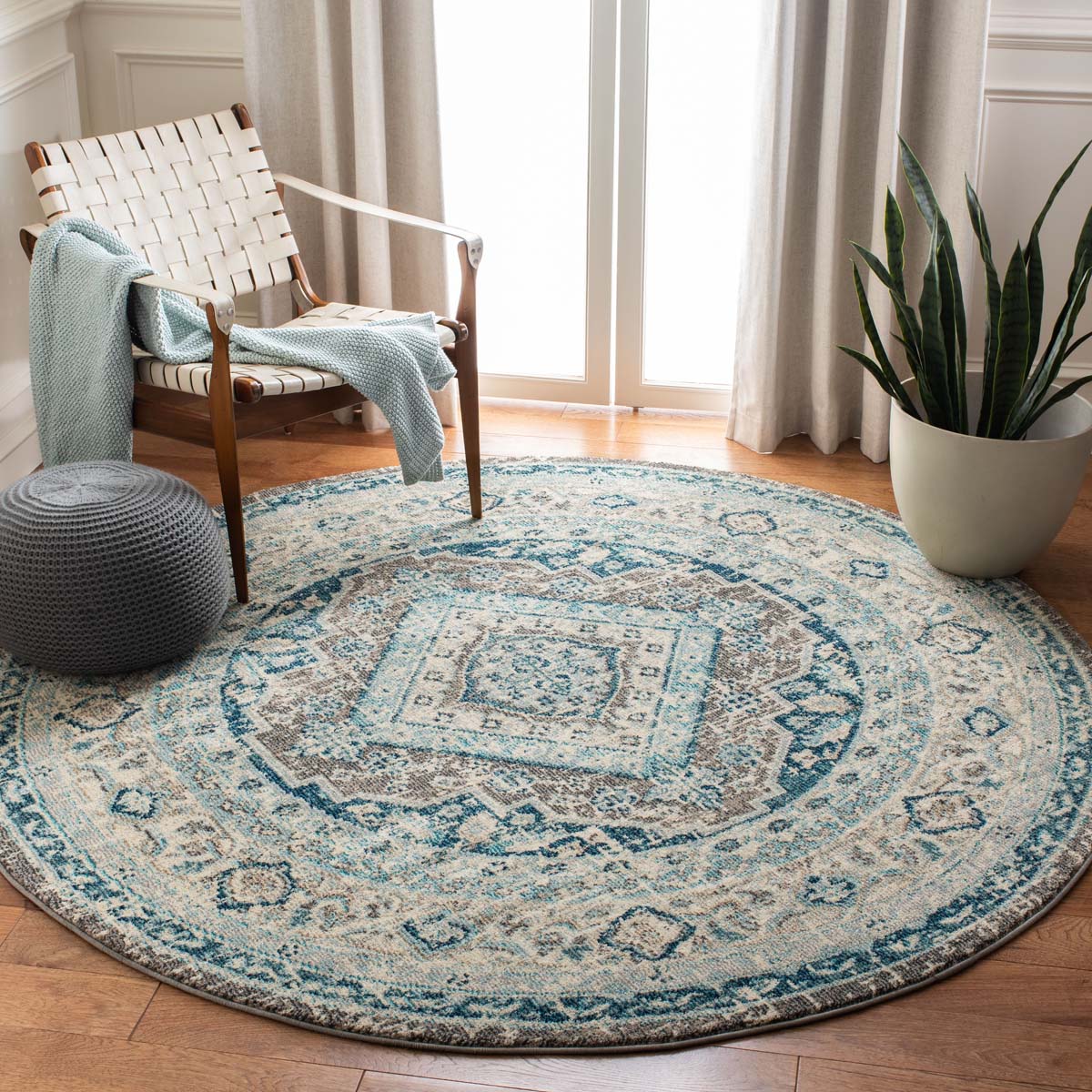 Safavieh Phoenix 155 Rug, PHX155 - Grey / Blue