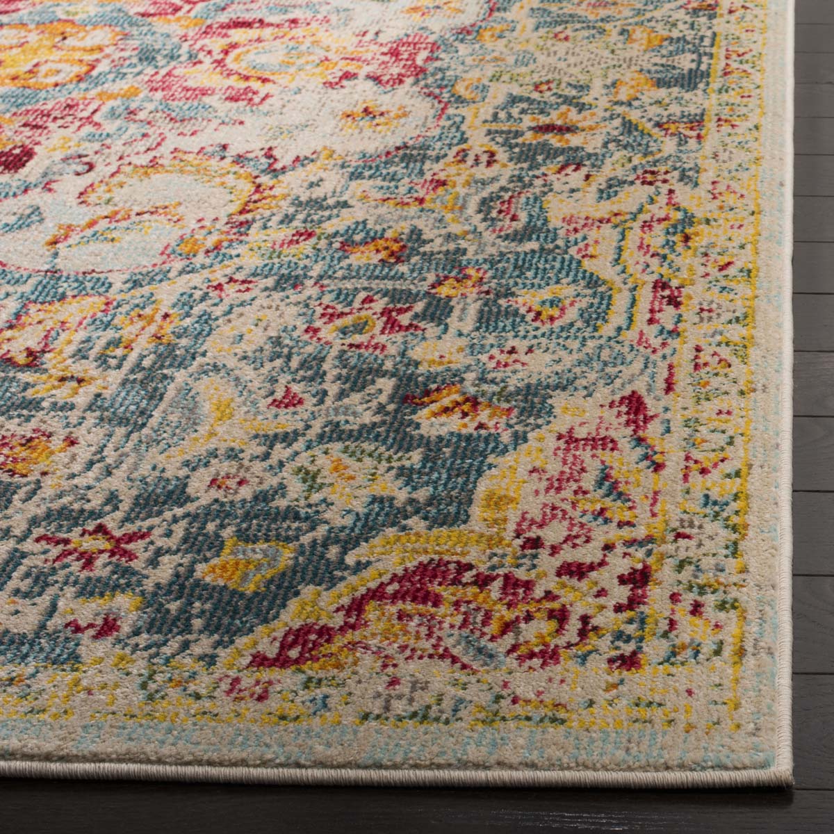 Safavieh Phoenix 156 Rug, PHX156 - Blue / Yellow