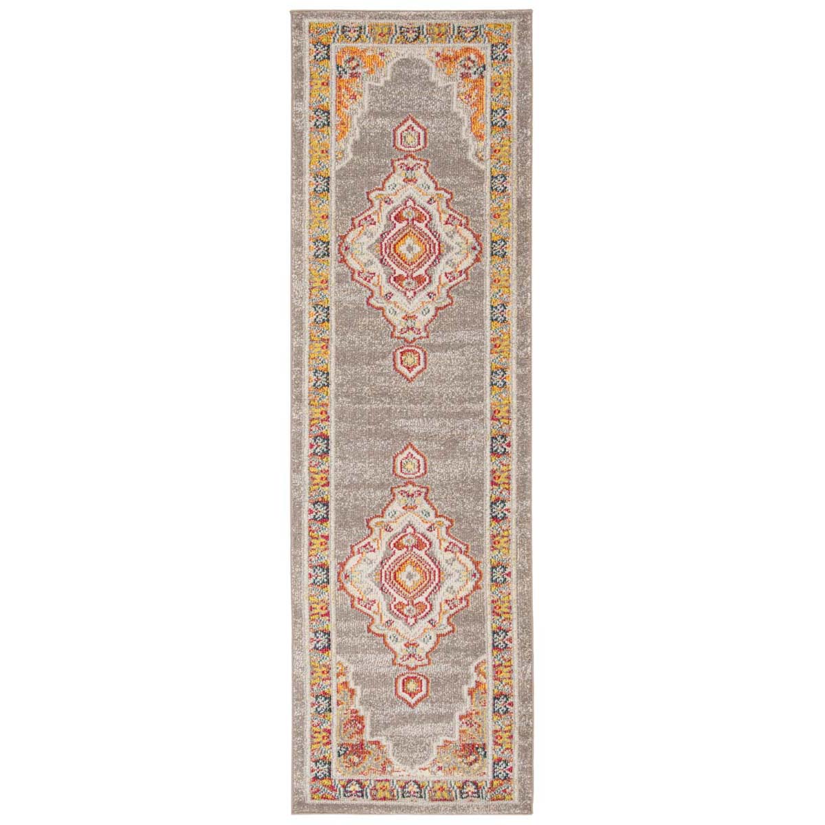 Safavieh Phoenix 158 Rug, PHX158 - Orange / Grey