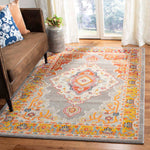 Safavieh Phoenix 158 Rug, PHX158 - Orange / Grey