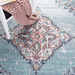 Safavieh Phoenix 247 Rug, PHX247 - Light Blue / Navy