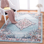 Safavieh Phoenix 247 Rug, PHX247 - Light Blue / Navy