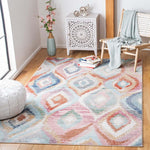 Safavieh Phoenix 290 Rug, PHX290 - Light Blue / Pink