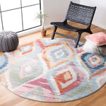 Safavieh Phoenix 290 Rug, PHX290 - Light Blue / Pink