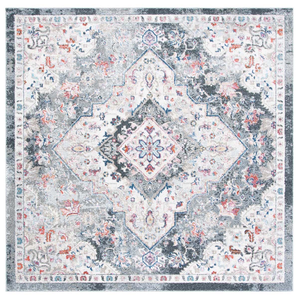 Safavieh Phoenix 293 Rug, PHX293 - Ivory / Grey