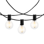 Safavieh Jenica LED Outdoor String Lights , PLT4046 - Black