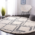 Safavieh Pro Lux Shag 432 Rug, PLX432 - Cream / Blue