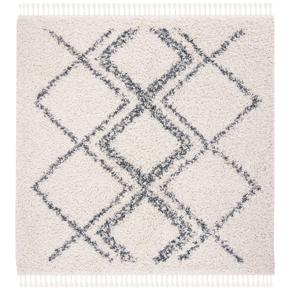 Safavieh Pro Lux Shag 432 Rug, PLX432 - Cream / Blue