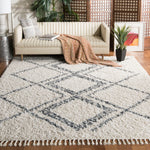 Safavieh Pro Lux Shag 432 Rug, PLX432 - Cream / Blue