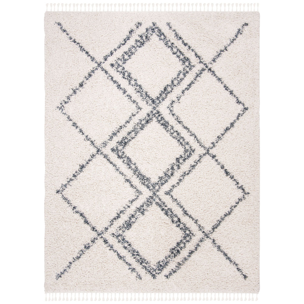 Safavieh Pro Lux Shag 432 Rug, PLX432 - Cream / Blue