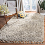 Safavieh Pro Lux Shag 432 Rug, PLX432 - Grey / Cream