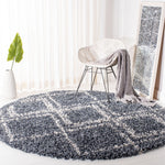 Safavieh Pro Lux Shag 432 Rug, PLX432 - Blue / Creme