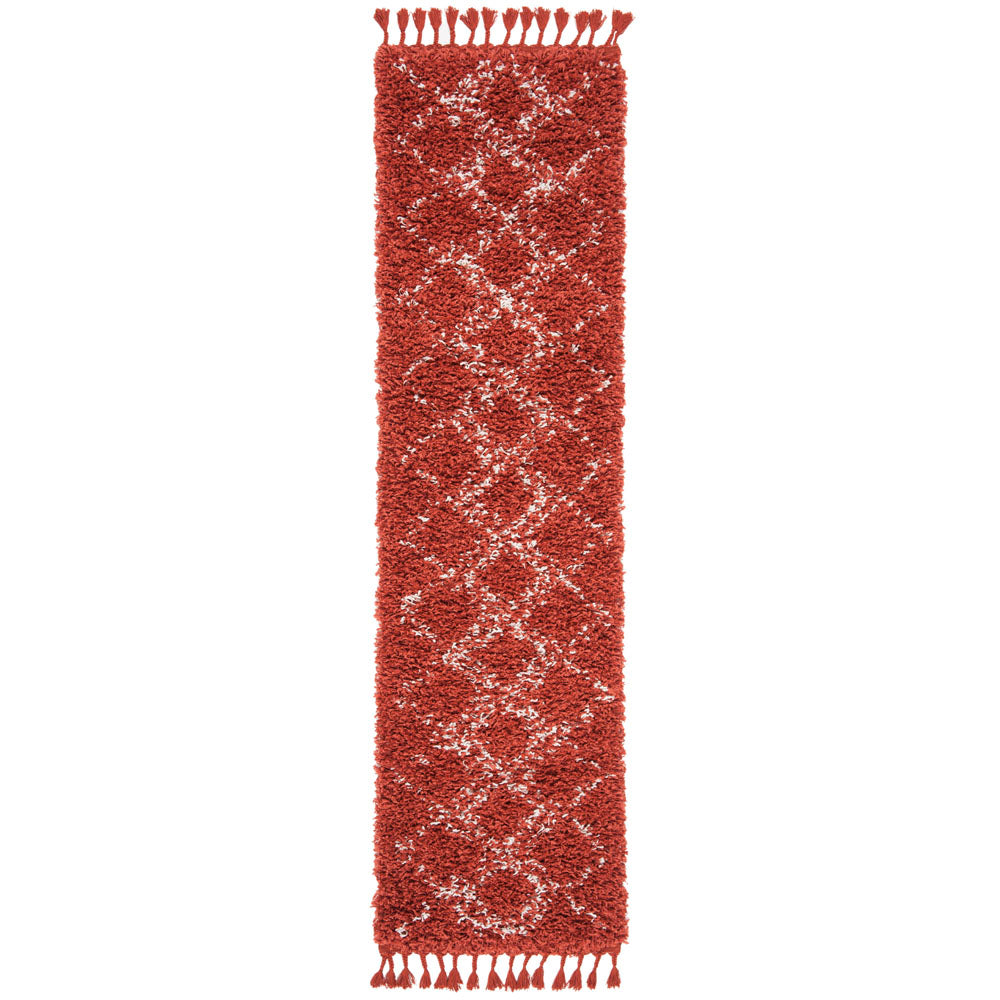 Safavieh Pro Lux Shag 432 Rug, PLX432 - Rust / Creme