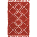 Safavieh Pro Lux Shag 432 Rug, PLX432 - Rust / Creme