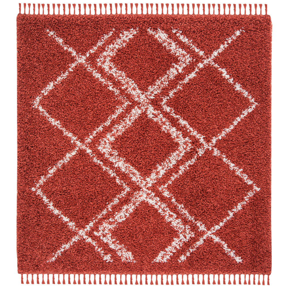 Safavieh Pro Lux Shag 432 Rug, PLX432 - Rust / Creme