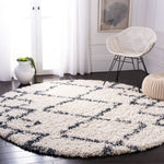 Safavieh Pro Lux Shag 434 Rug, PLX434 - Cream / Blue