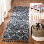 Safavieh Pro Lux Shag 434 Rug, PLX434 - Blue / Creme